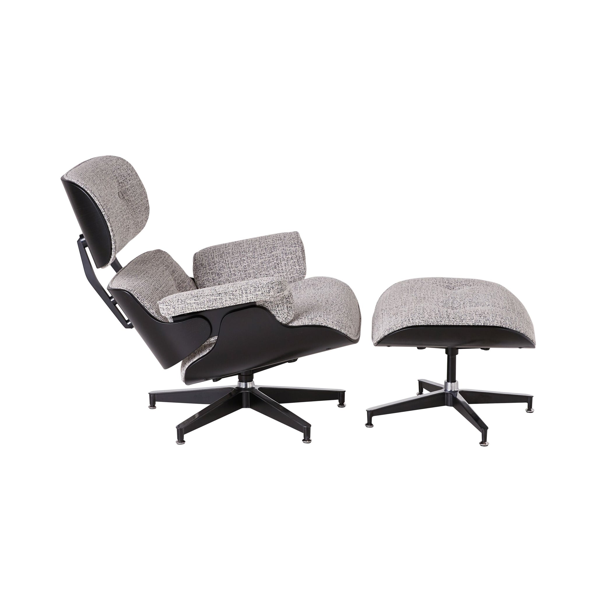 Replica Eames Lounge Chair and Ottoman Pepper