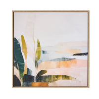 Summer Landscape Framed Print 60x60cm