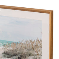 Doorway To The Sea Glass Framed Print 120x80cm