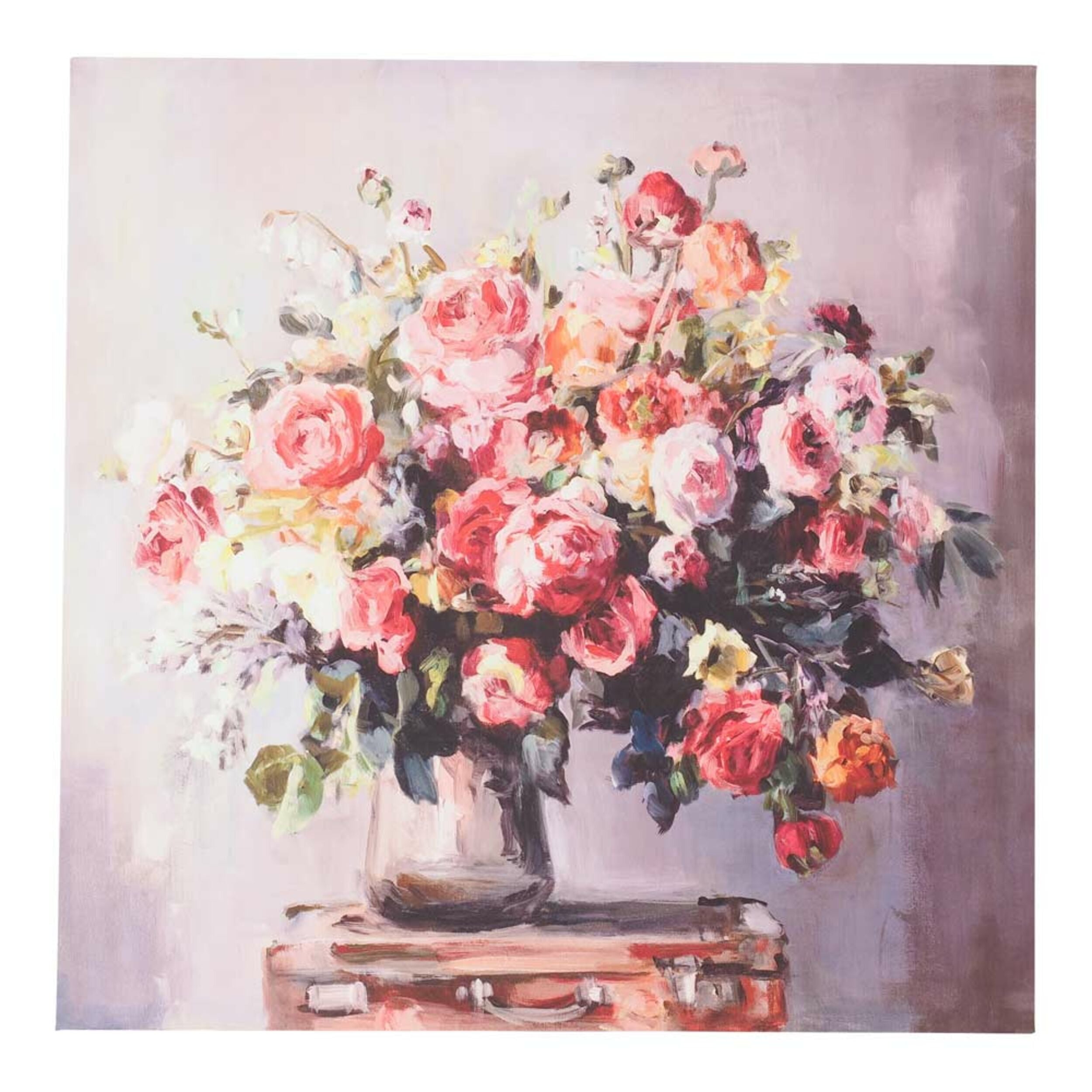 Arthouse Abundant Bouquet Framed Print 100x100cm