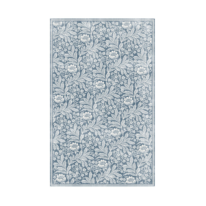 Florentine Silky Soft Washable Rug Blue 150x240cm