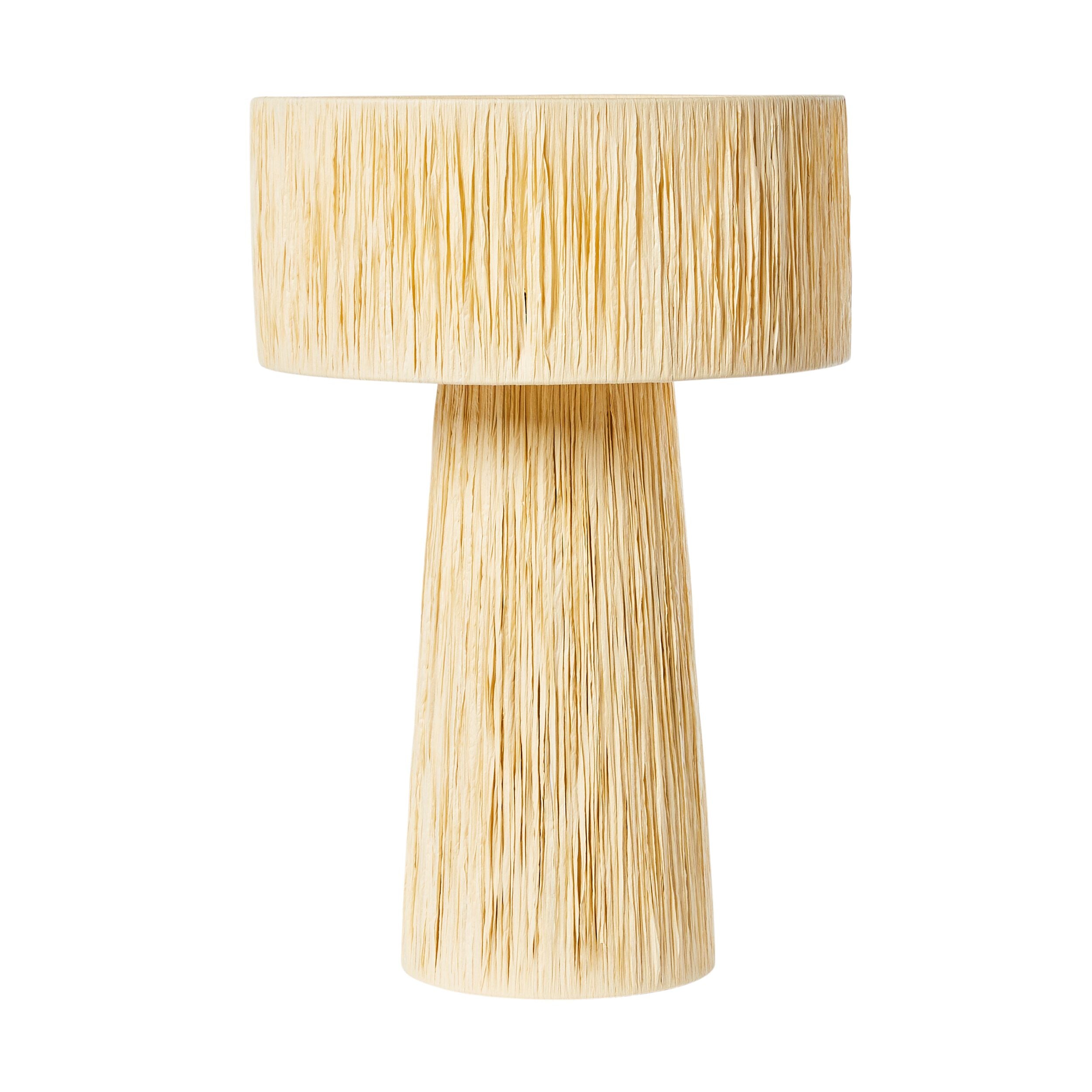 Rondo Raffia Table Lamp 54cm