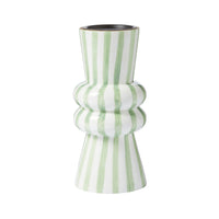 Frankie Striped Candleholder Small 12x12x20cm