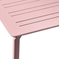 Santana Aluminium Extension Table Rose Pink  200/300cm