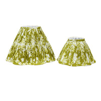 Loni Scallop Tapered Shade Citron Green 35cm