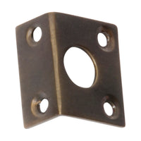 2336 Right Angle Keeper Antique Brass Bolt 9mm