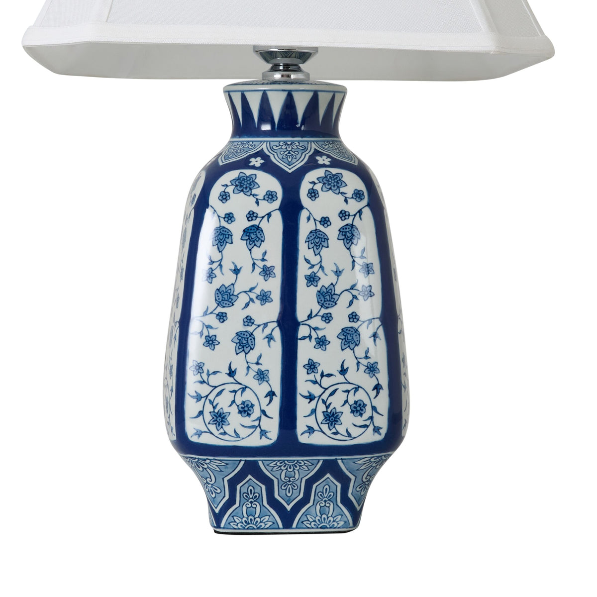 Blue Pavilion Table Lamp 61cm
