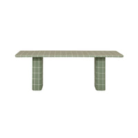 Edie Dining Table 225cm Laurel Green