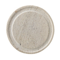 Beige Marble And Glass Cheese Dome
