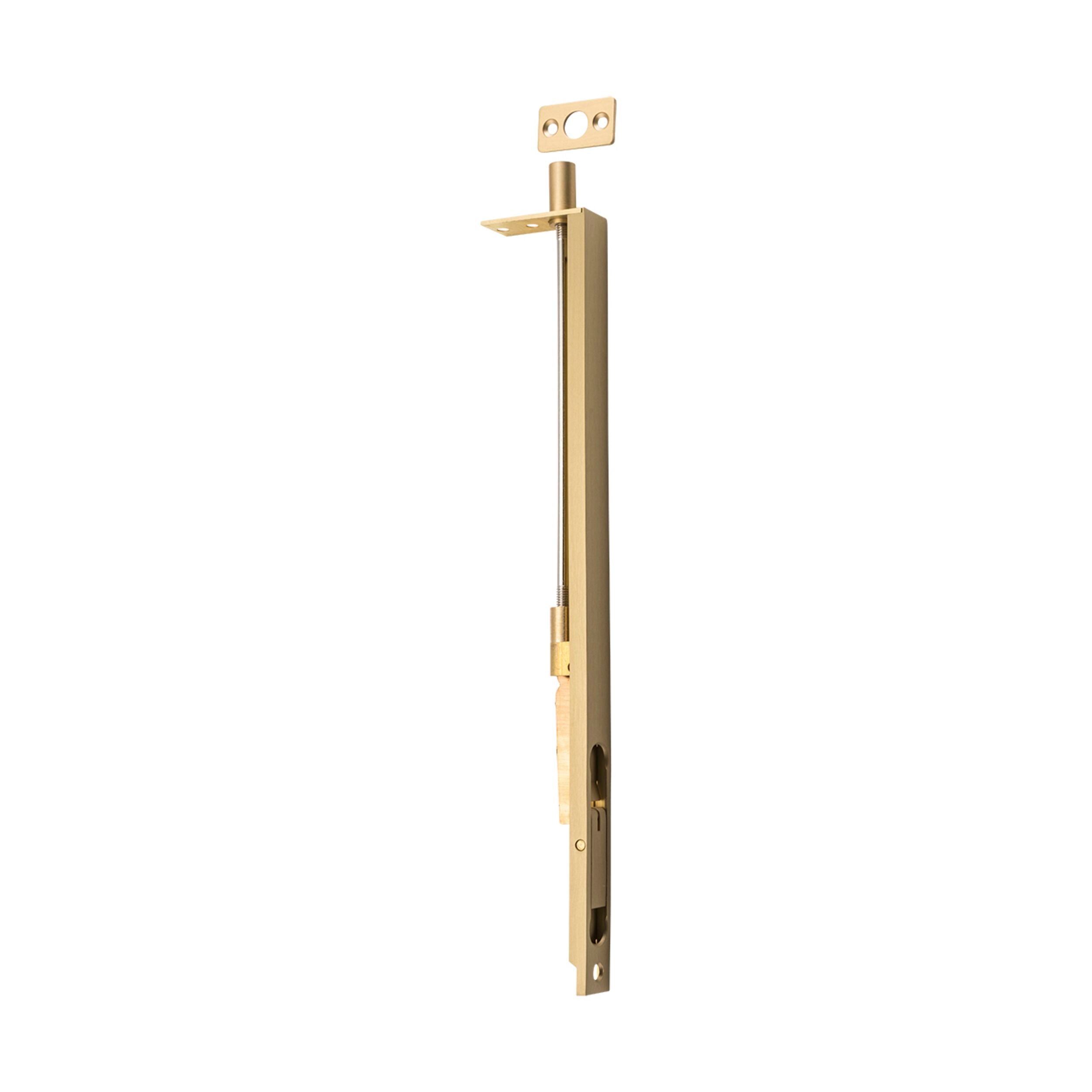 7731 Flush Bolt Satin Brass H300xW19mm