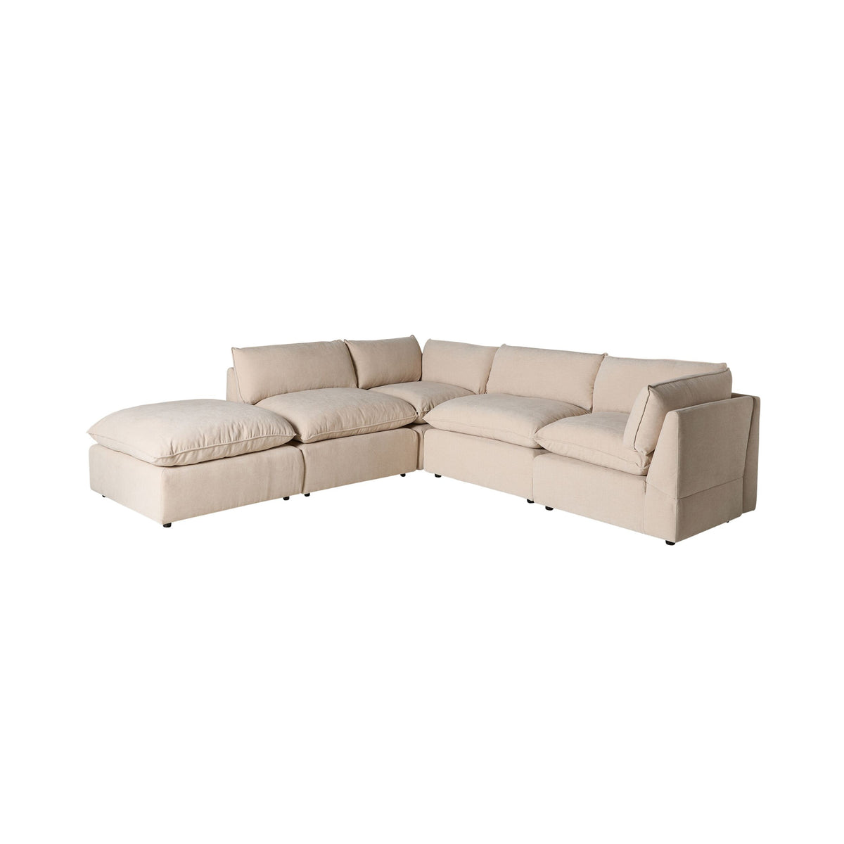 Sora Corner Sofa Ivory