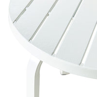 Kace Outdoor Side Table 50cm White