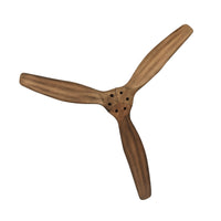 Nadi Indoor DC Ceiling Fan with Remote - Black & Ash Wood 122cm