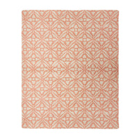 Casablanca Tile Hand Tufted Wool Blend Blush Rug 300x240cm