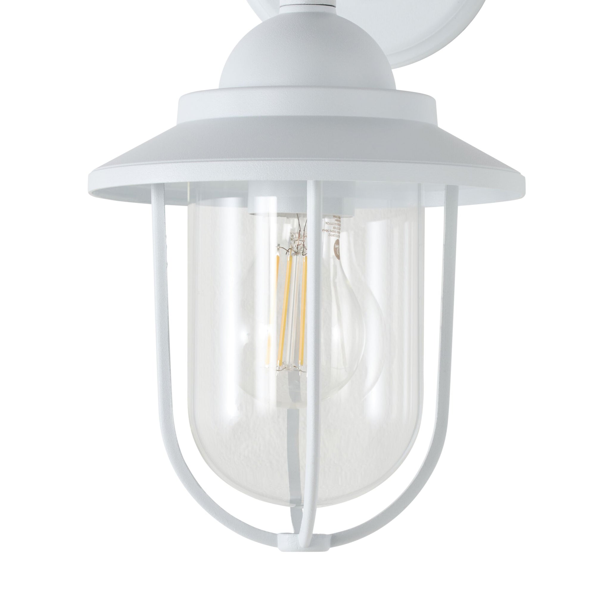 Devon 1 Light Exterior Wall Bracket White