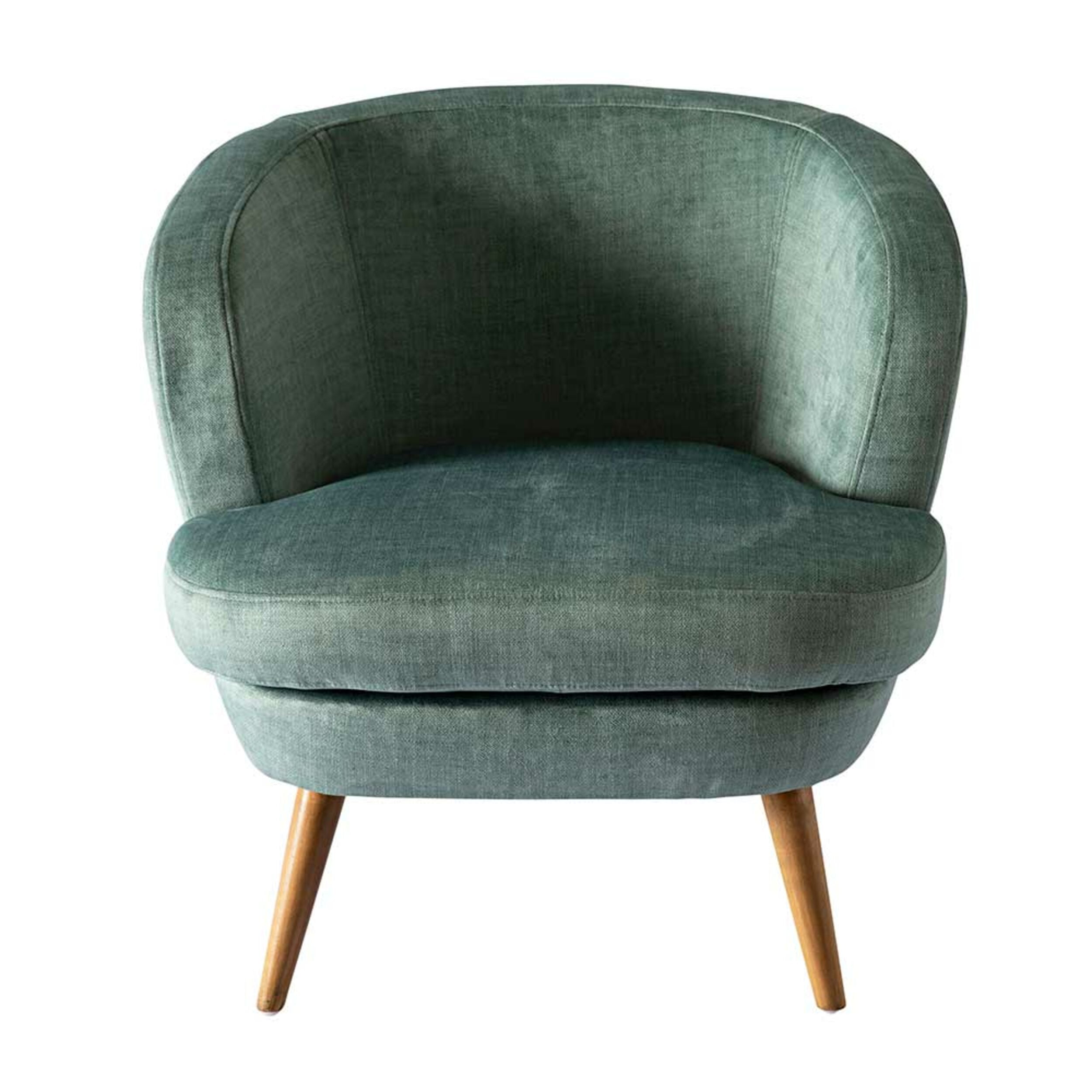 Neo Velvet Occasional Chair Green