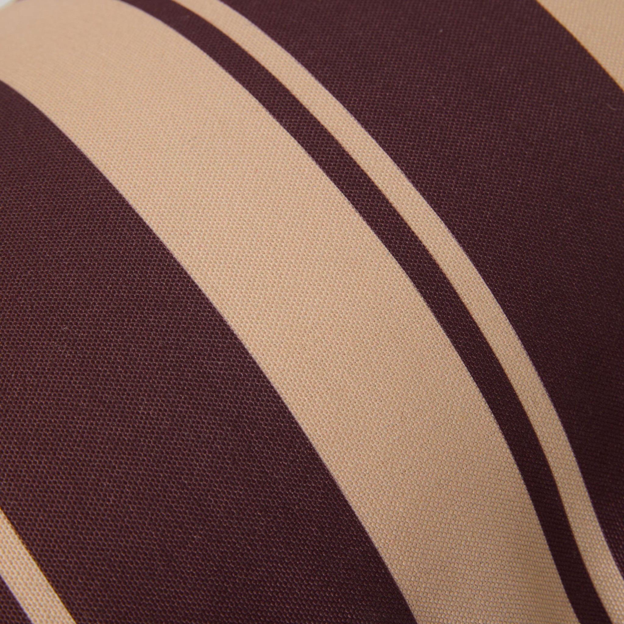Aruba Outdoor Lumbar Cushion Raisin Stripe 70x35cm