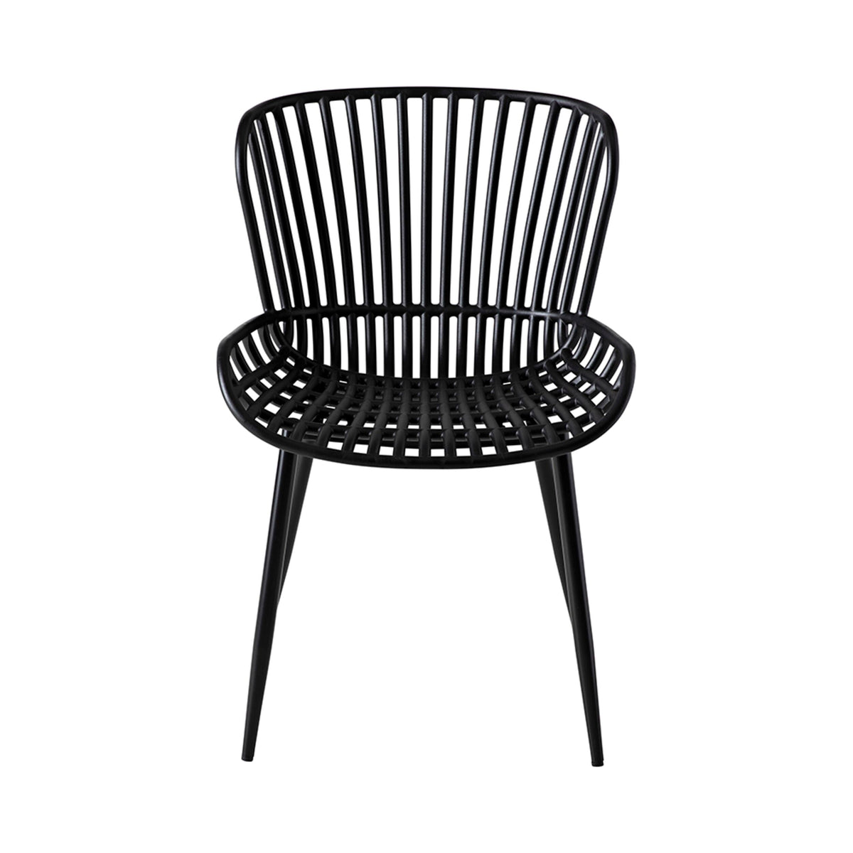 Lini Outdoor Dining Chair Black