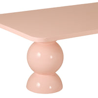 Bea Dining Table 240cm Gloss Pale Rose