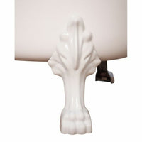 Alto White Bath 1700mm with White Feet Package