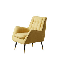 Roux Linen Armchair Mustard