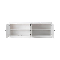 Armand 4 door Library Base 240 x 83cm White