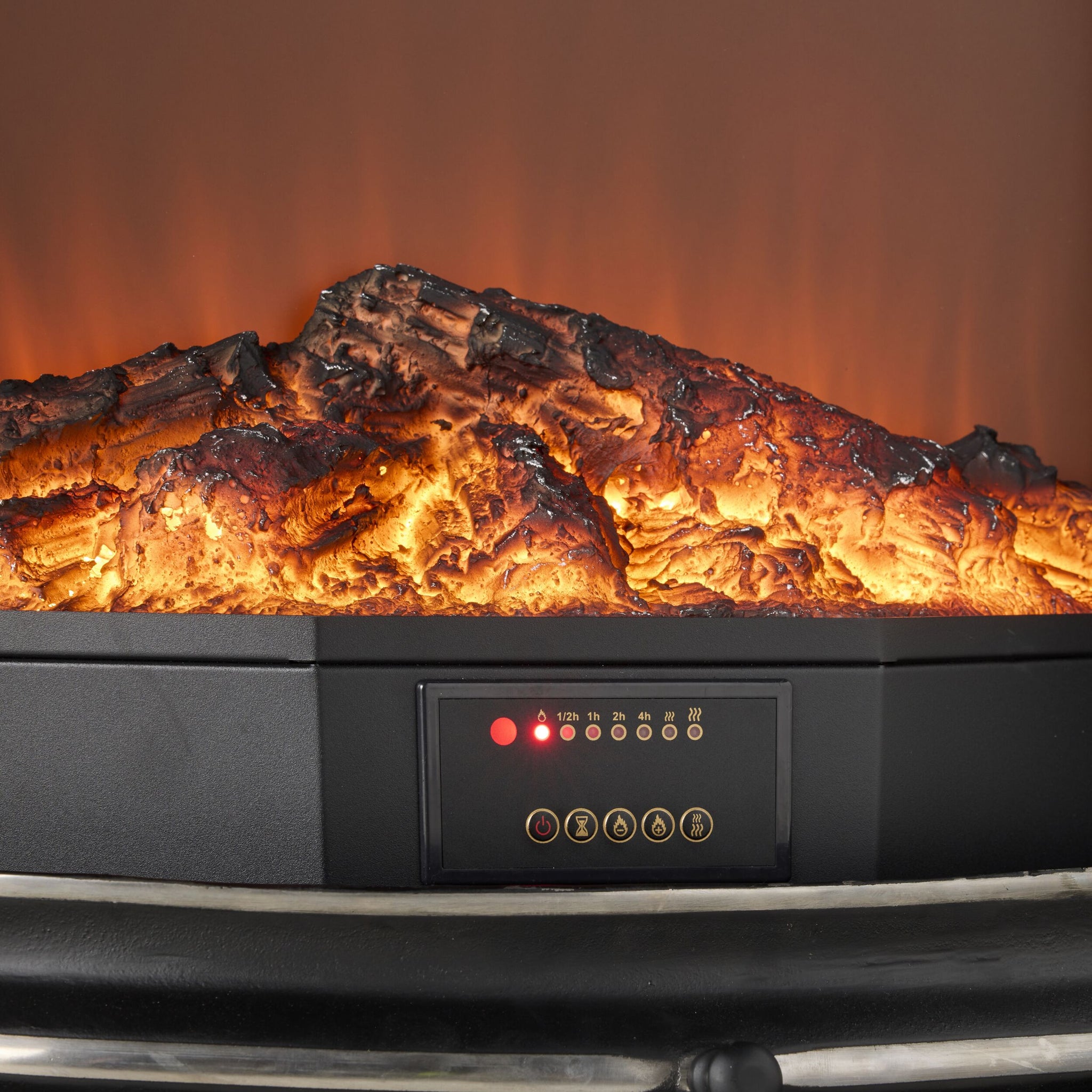 Belford Freestanding Mantel Black 126cm