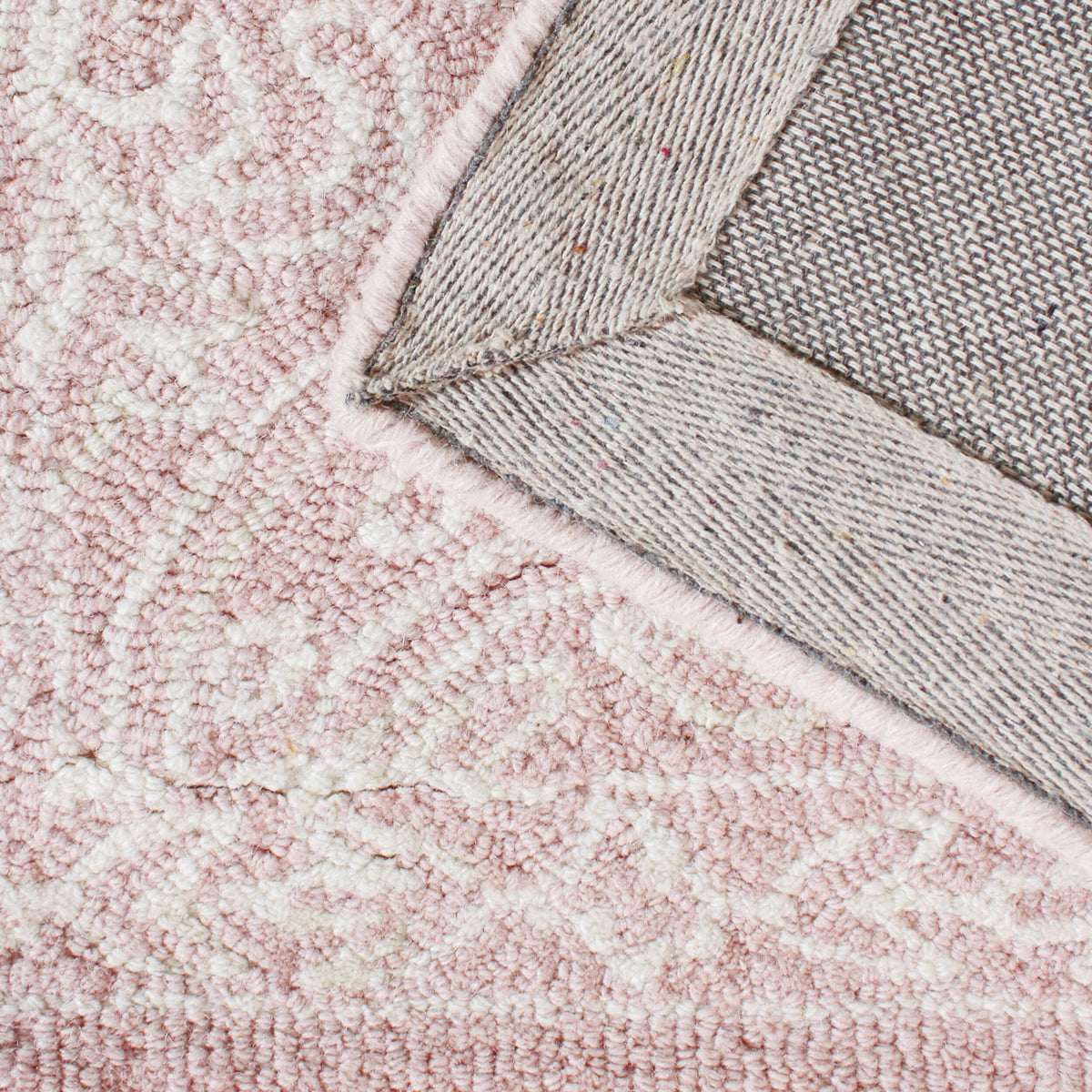 Henna Handtufted NZ Wool Runner Blush 70x200cm