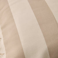 Aruba Scallop Edge Stripe Outdoor Cushion Sand 45x45cm