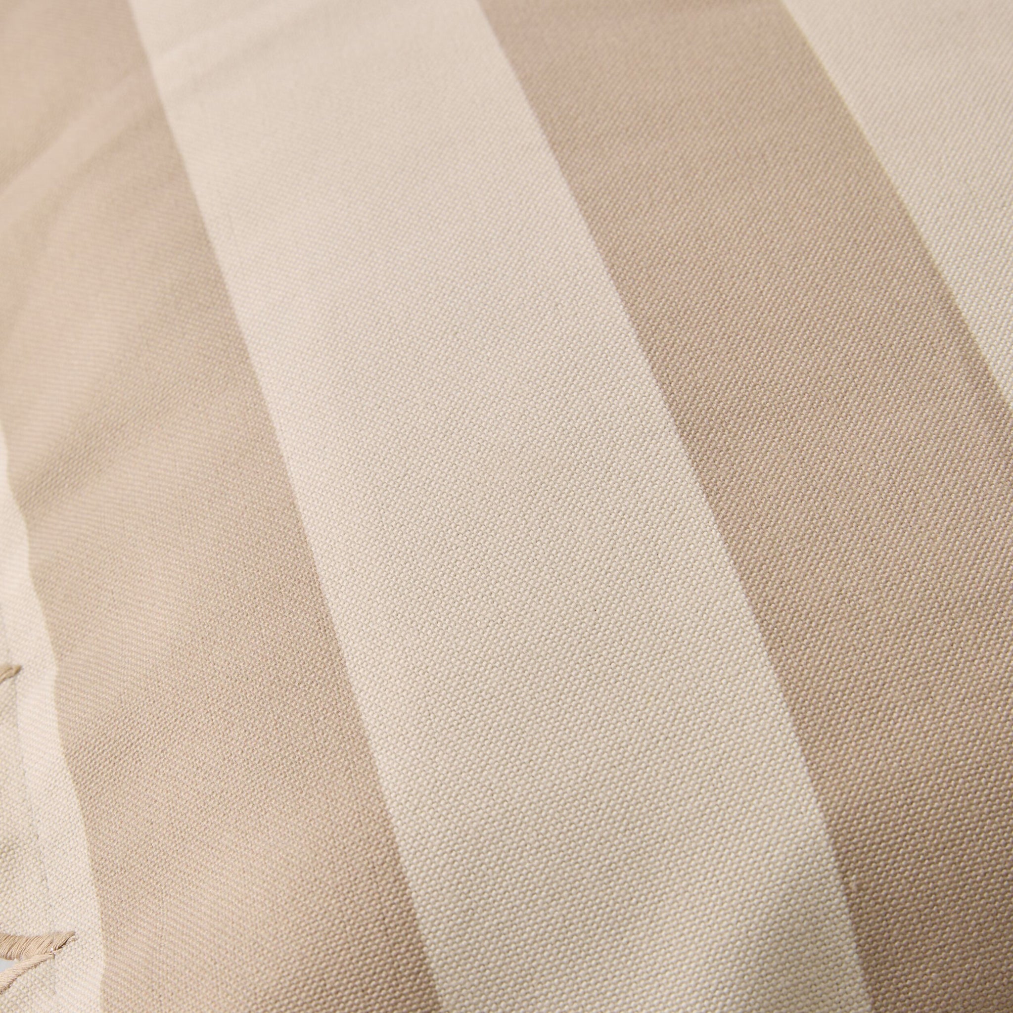 Aruba Scallop Edge Stripe Outdoor Cushion Sand 45x45cm
