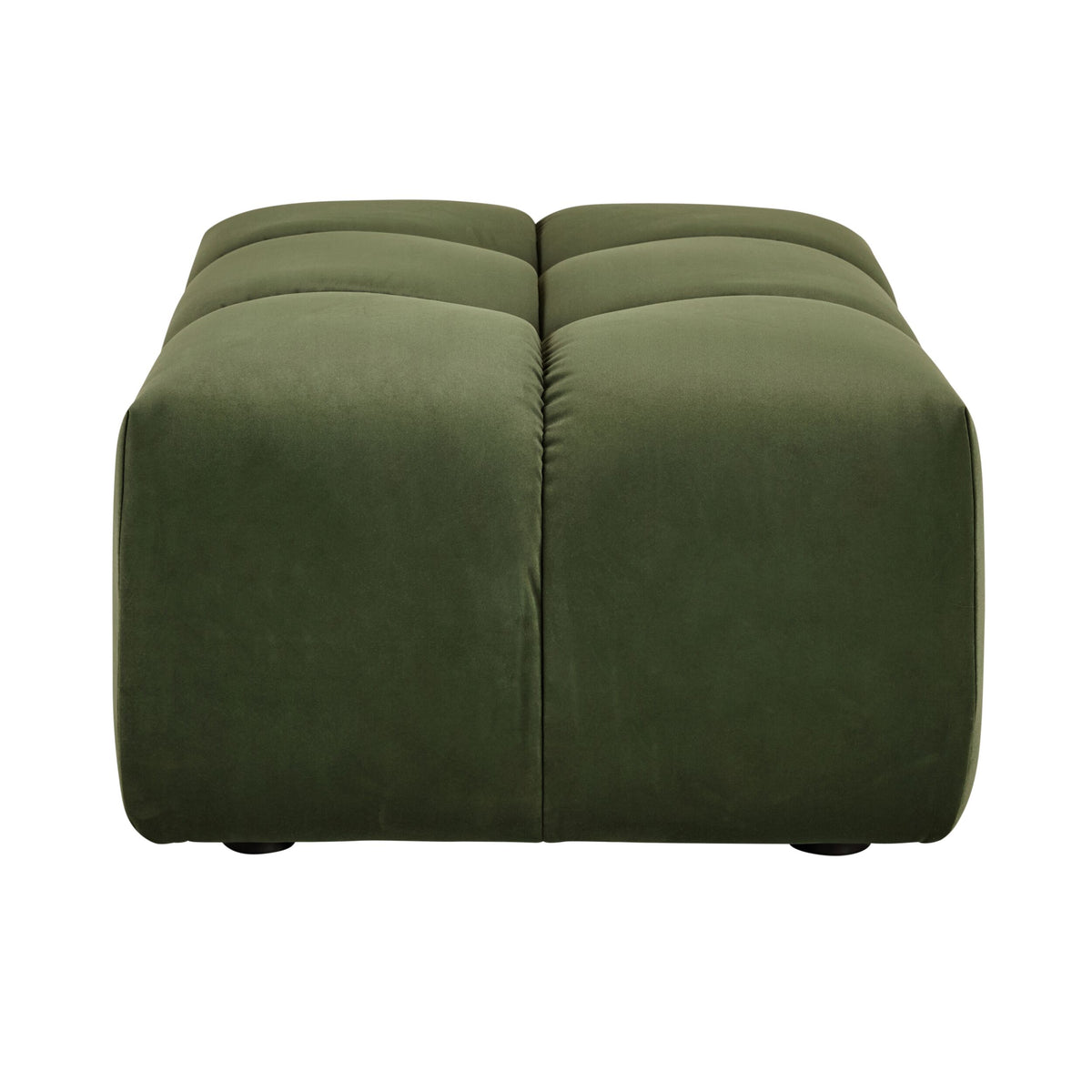 Alexis Ottoman Velvet Sofa Eucalyptus
