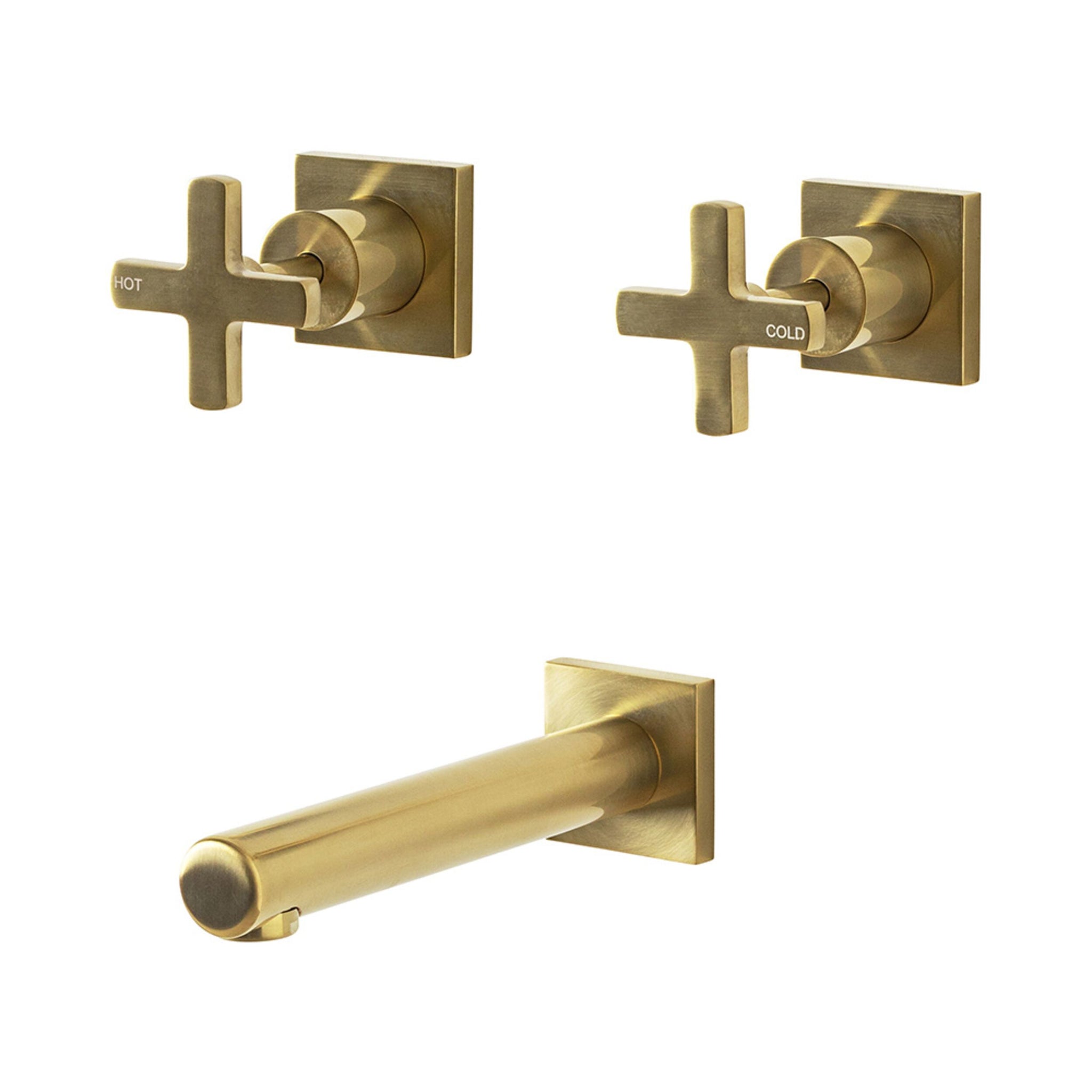 Kason Bath Set Brushed Brass