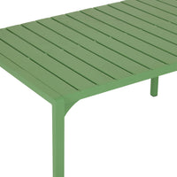 Kids Kace Rectangle Table Bright Green