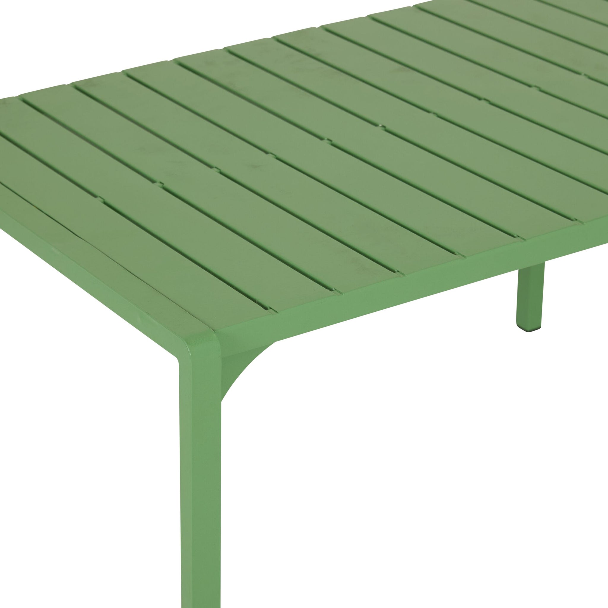 Kids Kace Rectangle Table Bright Green