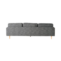 Boden 3 Seater Sofa with Reversible Chaise Alaska Charcoal