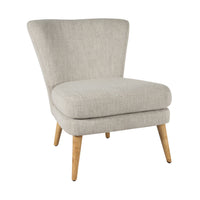 Ellis Weave Occasional Chair Herringbone Grey