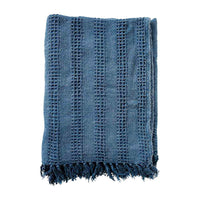 Everly Stonewash Blue Throw 200x140cm