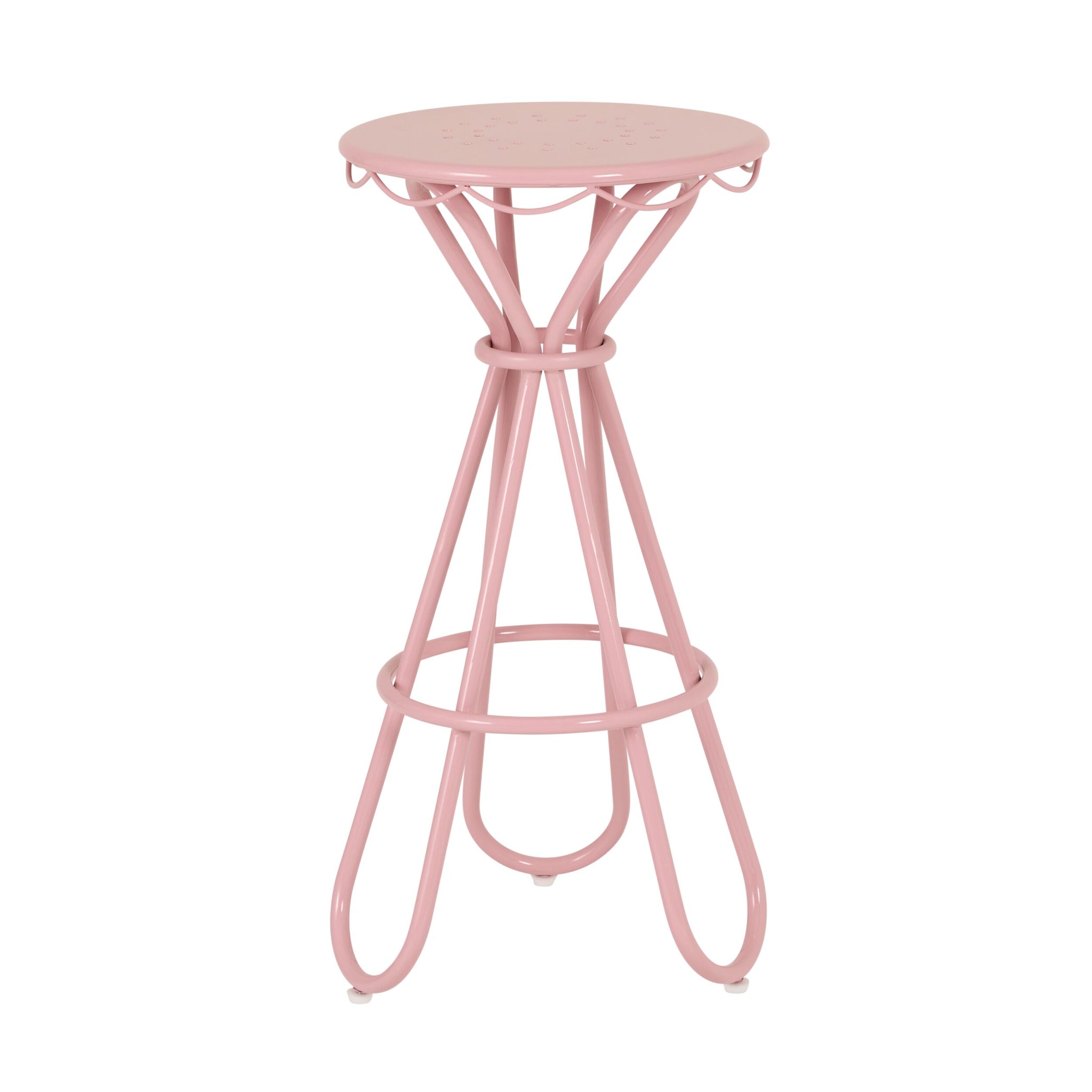 Bonnie Bar Stool Rose Pink