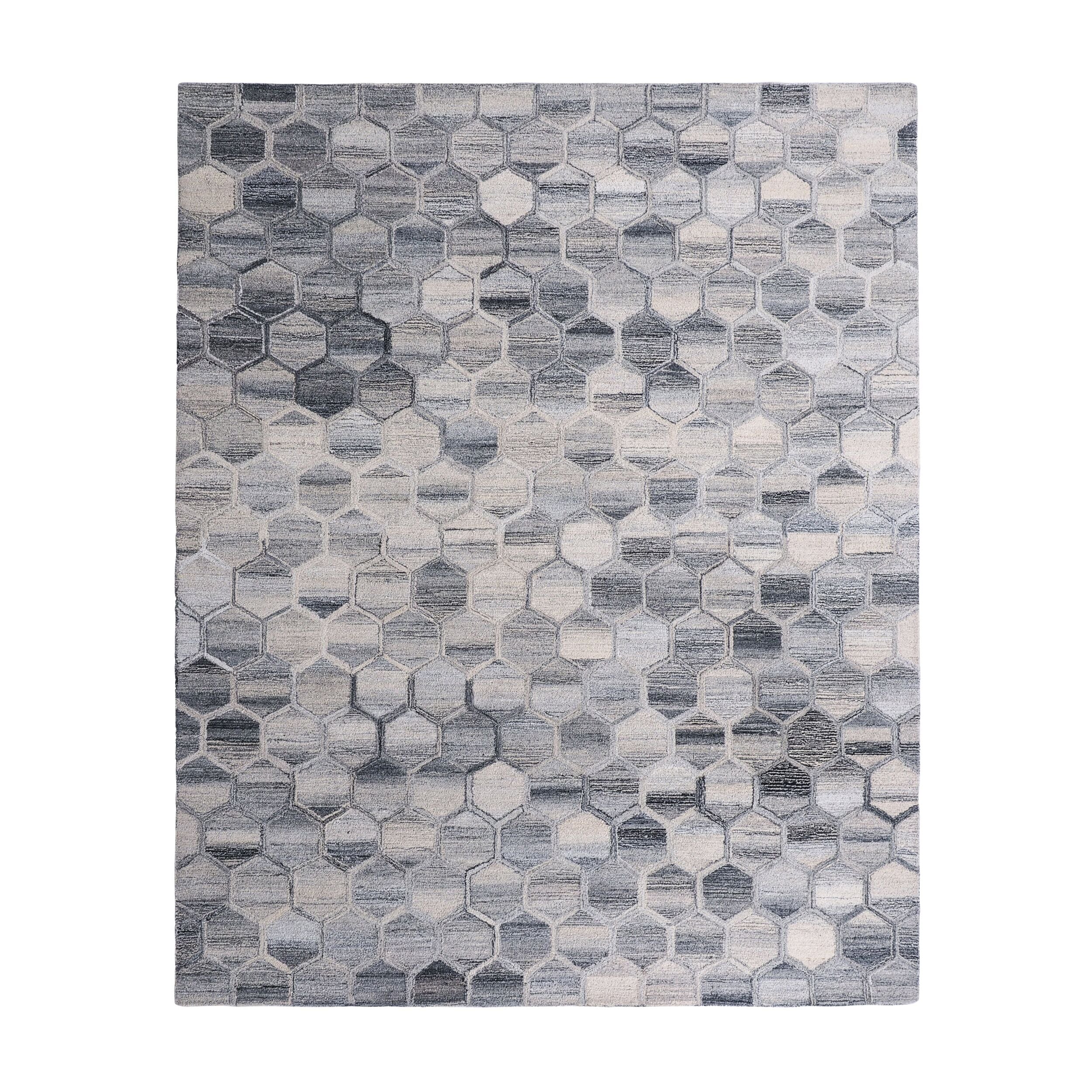 Deco Honeycomb Hand Tufted Rug 300x240cm