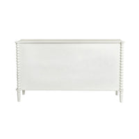 Maisie Low Bookcase White 145x73 cm