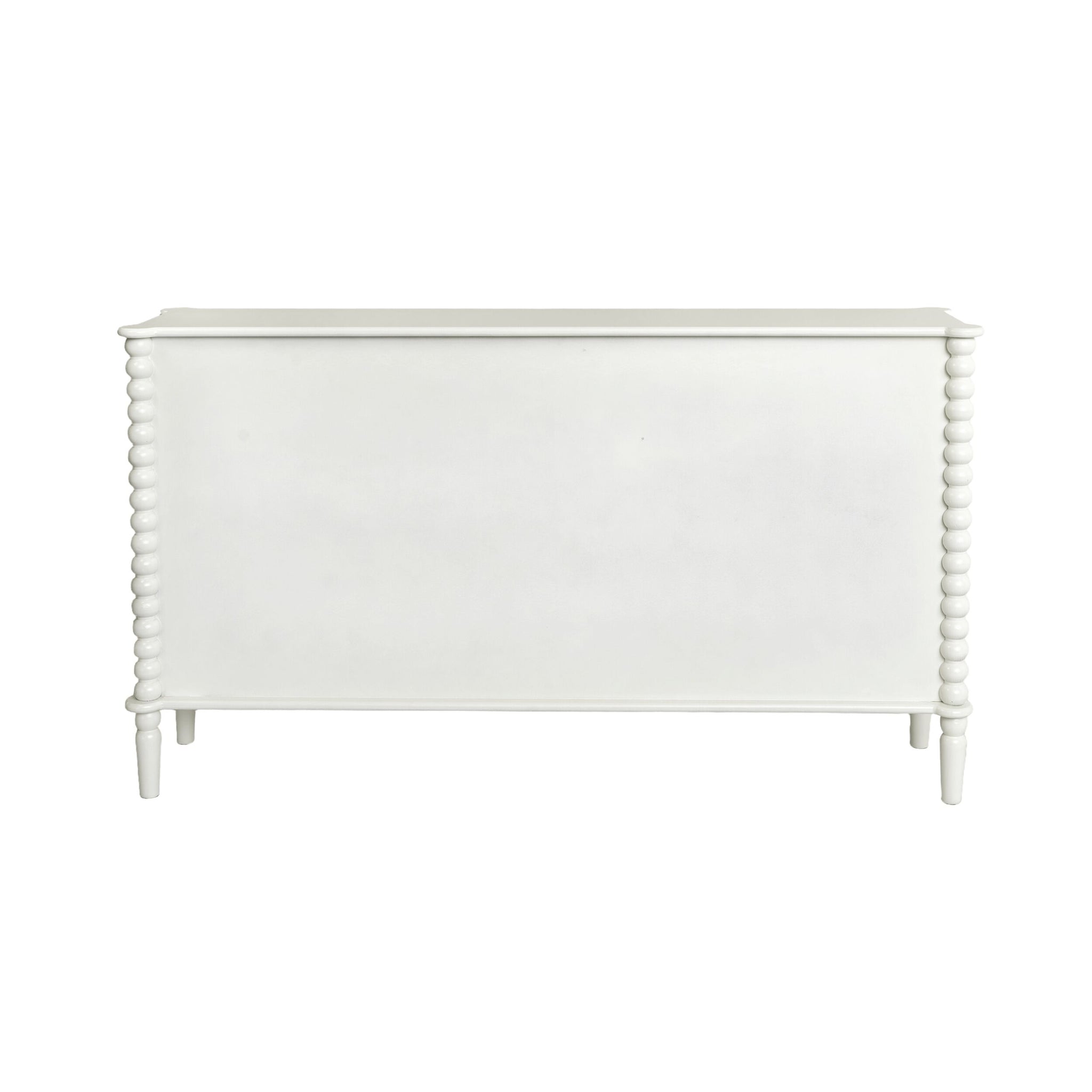 Maisie Low Bookcase White 145x73 cm