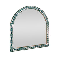 Azure Coast Resin Inlay Mantel Mirror