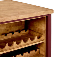 Reeva Kitchen Island Bench Sangria 180cm