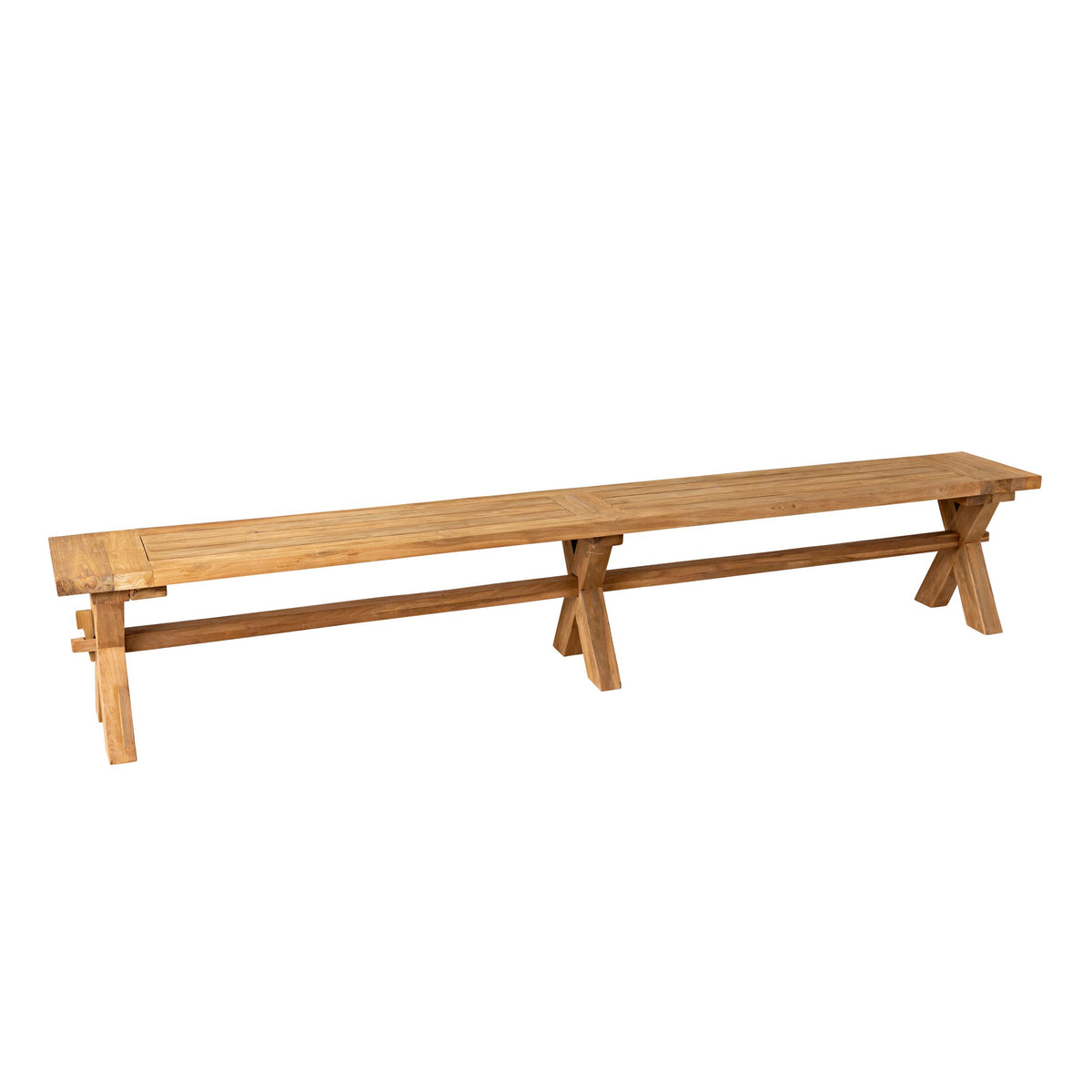 Reclaimed Teak Outdoor Dining Table 260cm - 3 Pce Package