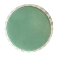 Stripe Stool Green/White