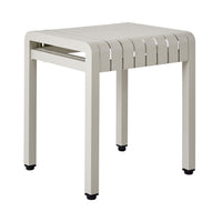 Tomi Alumnium Stool Stool Taupe