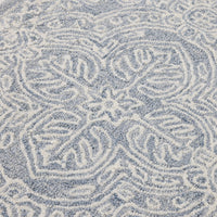 Henna Handtufted NZ Wool Runner Blue 70x200cm