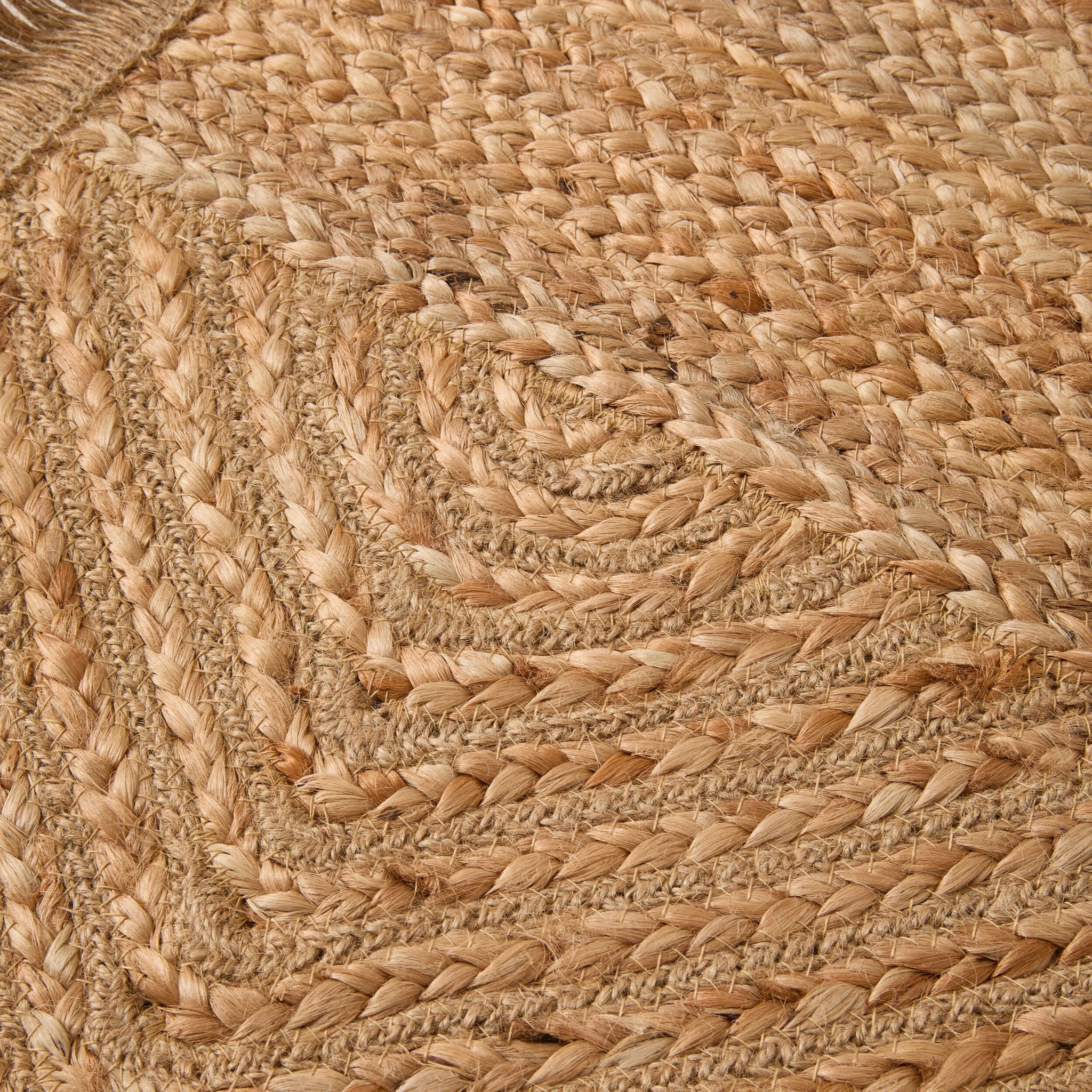 Tulum Braided Hexagonal Jute Table Runner 120cm