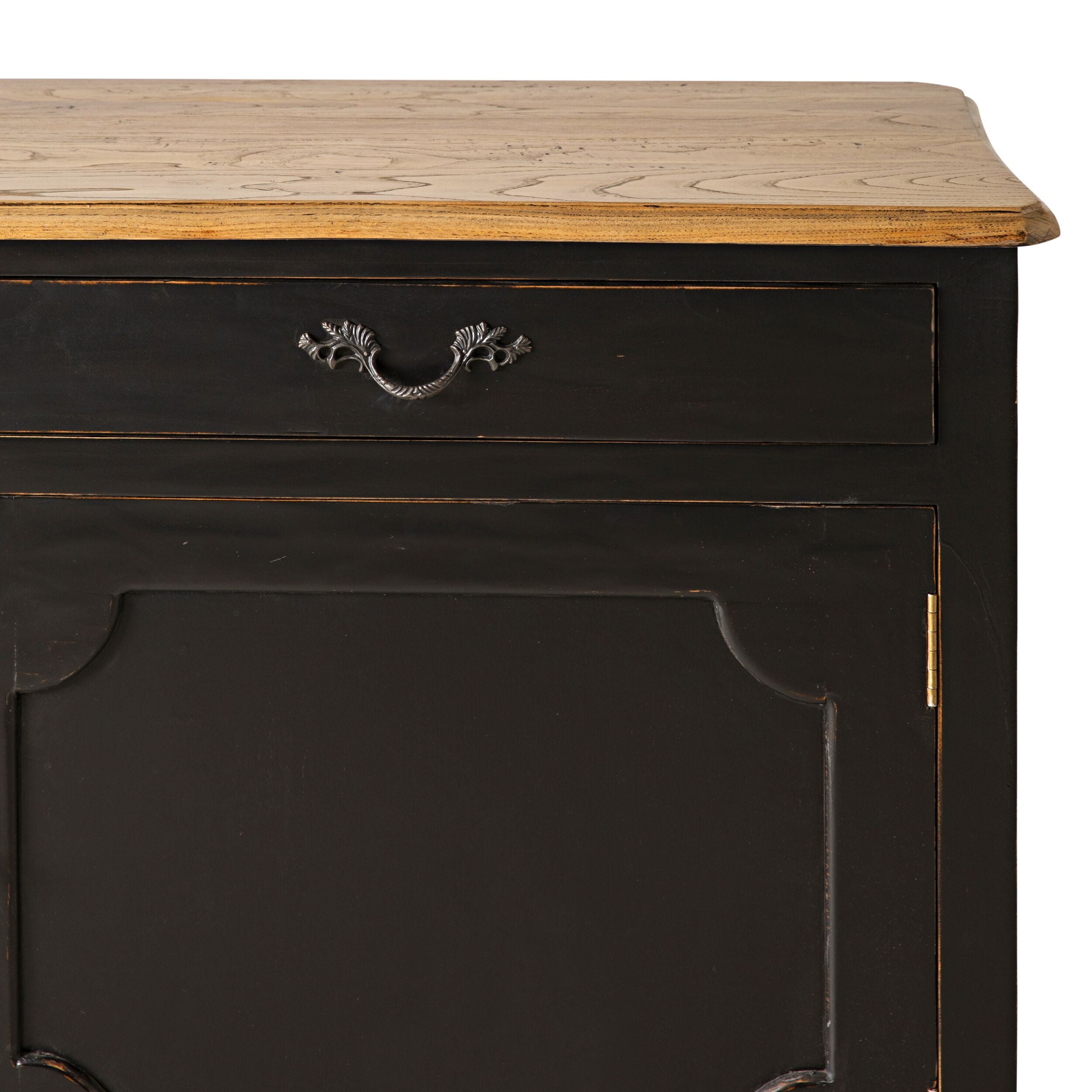 Provincial Oak Sideboard Black