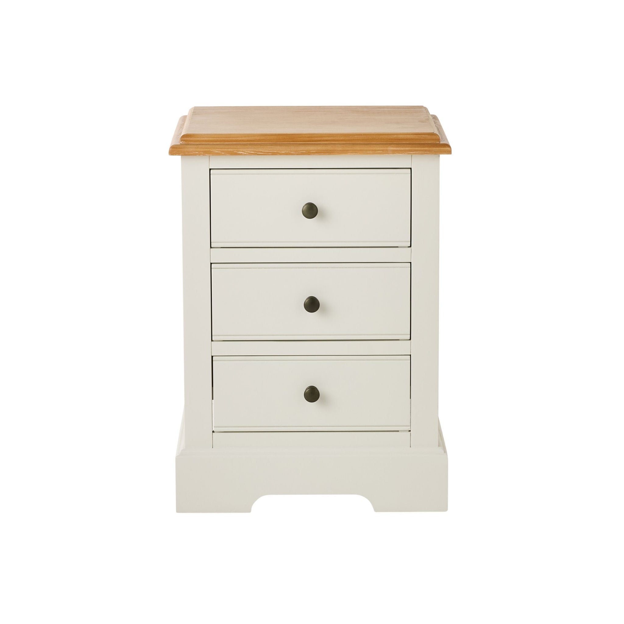 Clover 3 Drawer Bedside Table